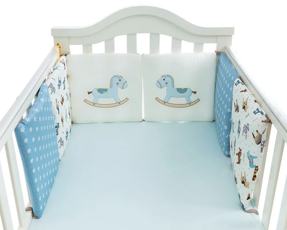 6 Teile/los Baby Bett Stoßstange Im Krippe Baby Bett Schutz Kinderbett Stoßstange Bequeme Krippe Stoßstange Kleinkind Neugeborene Bett Bettwäsche Set