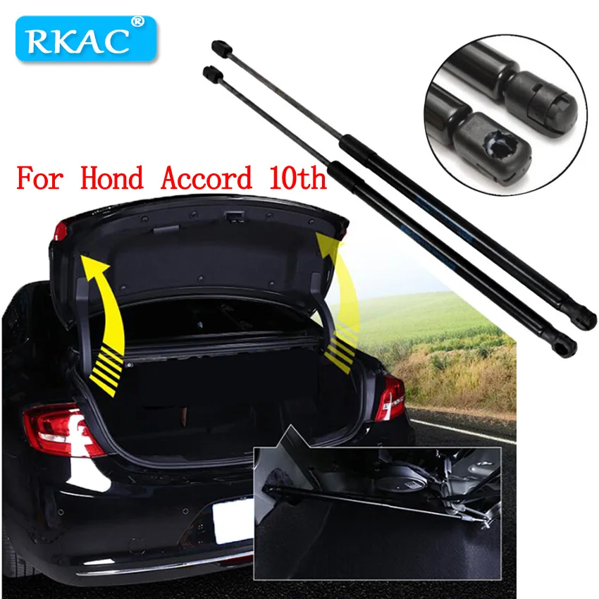 RKAC Back Door Trunk Box Support Hydraulic Rod Strut Spring Bars Shock Bracket 2Pcs/Set For Honda Accord 10th 2018 2019