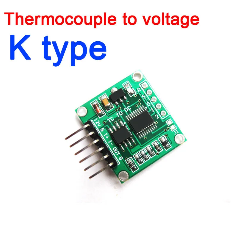 K type Thermocouple to Voltage 0-5V 0-10V linear conversion temperature Transmitter module FOR Remote data collection / control