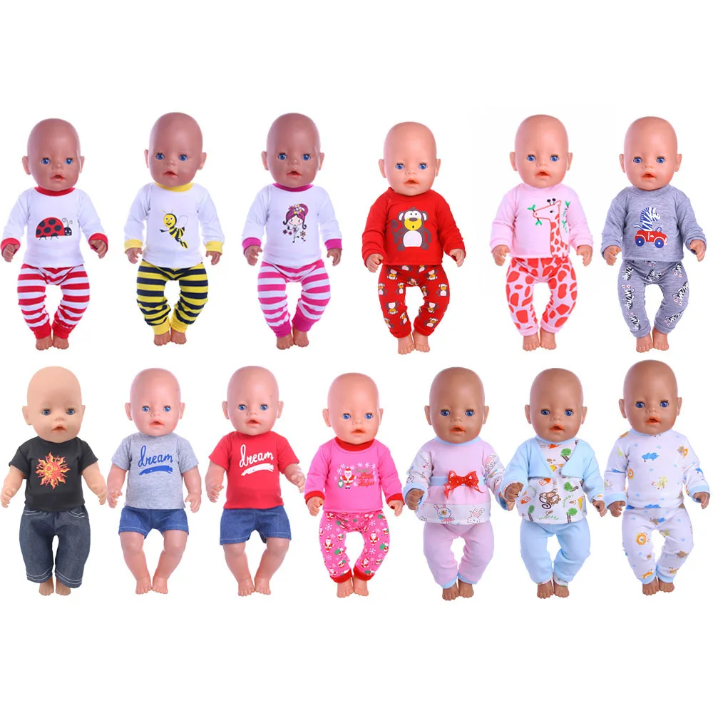 13 PCS Doll Clothes Accessories Home Service For 18 Inch American&43Cm Baby New Born Doll Our Generation , For Baby Gift