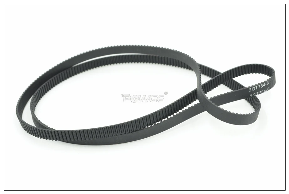 POWGE 700/710/738/750/752/760/782/784 2GT Timing Belt W=6/9mm GT2 Closed-Loop Synchronous Belt 760-2GT 710-2GT 752-2GT