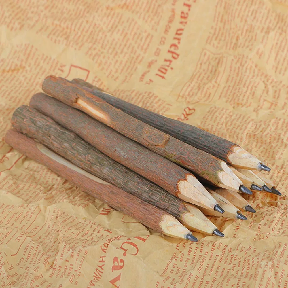 

5/10PCS Crafts Art Pencils Overvalue Branch And Twig Graphite Wood Pencils Work Stationery School Supplies