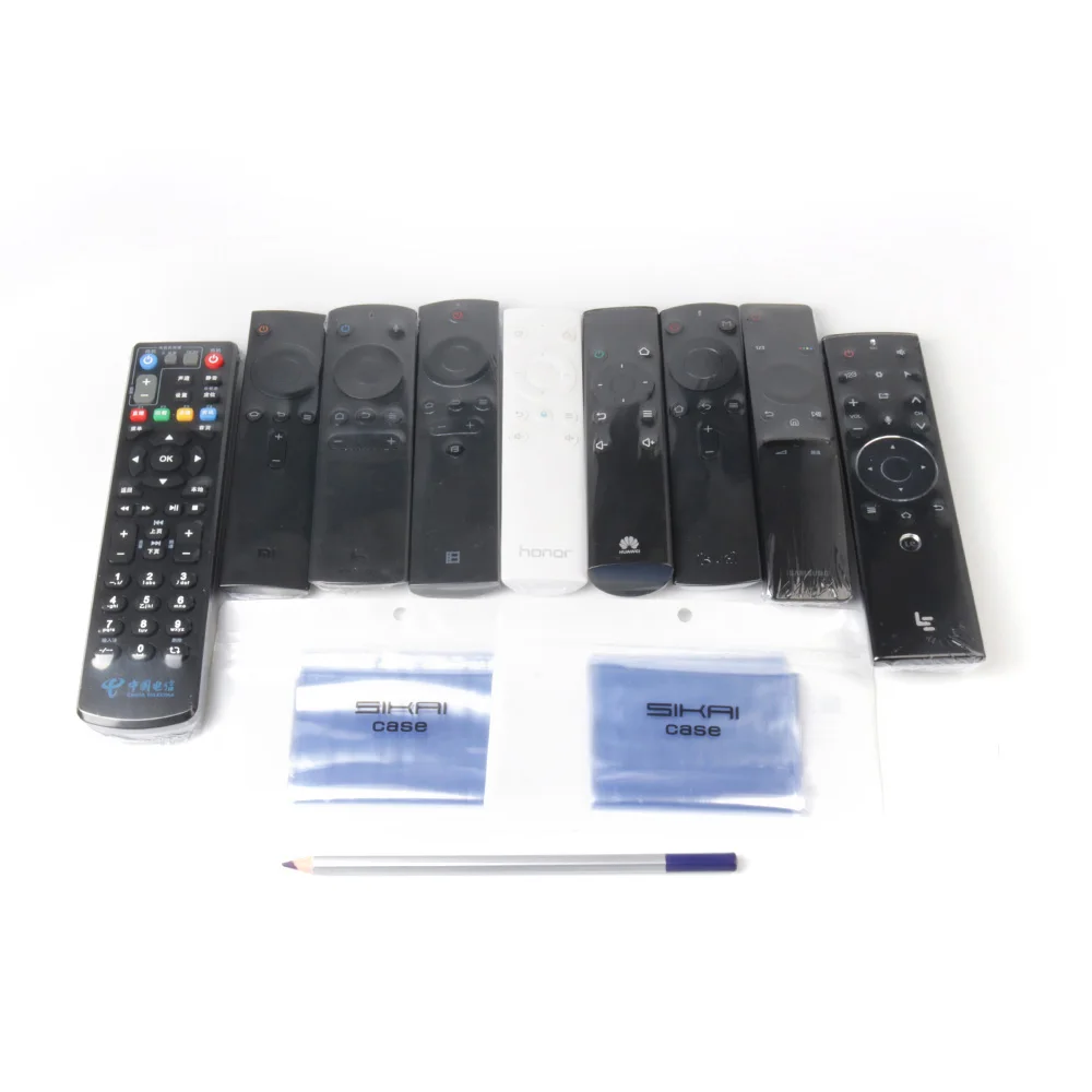 10pcs Heat Shrink Film For Apple Samsung LG TV Air-Conditioner Remote Control Cover SIKAI