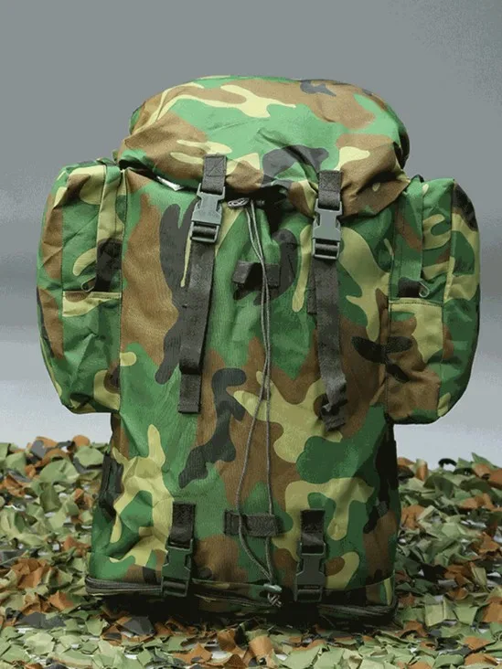 

camouflage military use backpack cosplay Army fans Field operations soldier CS basic use Camp bag Mountaineering bag climb bag