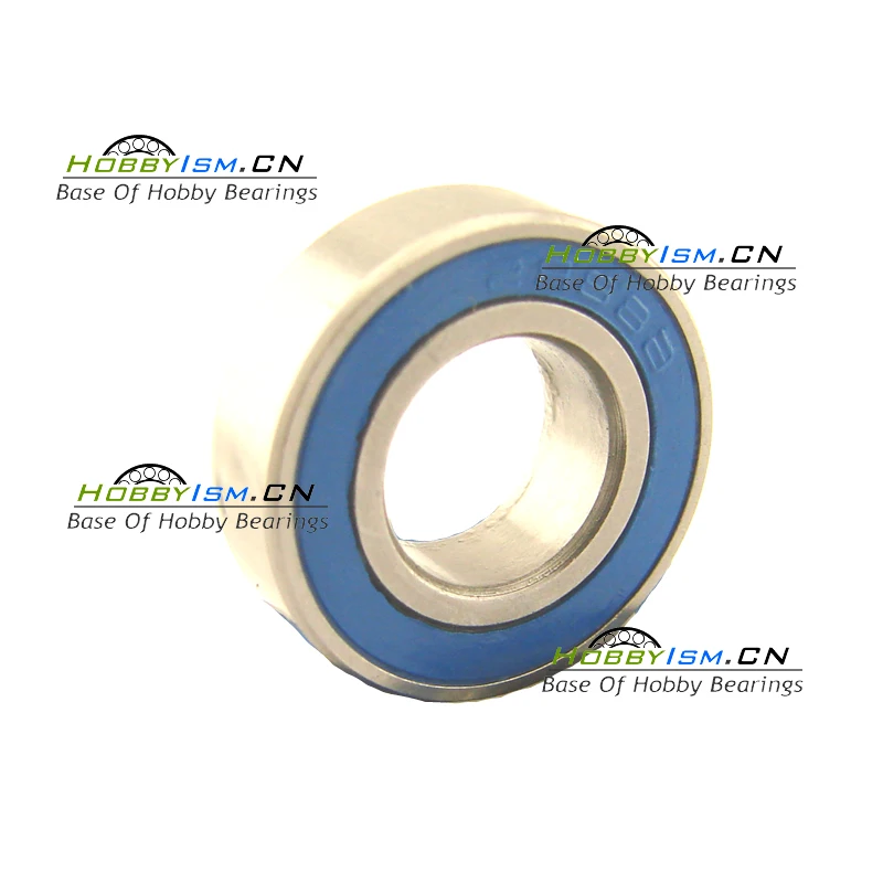 4PCS 15x24 x5 mm full complement BIKE BEARING 6802 61802 VRS A3 Blue Rubber