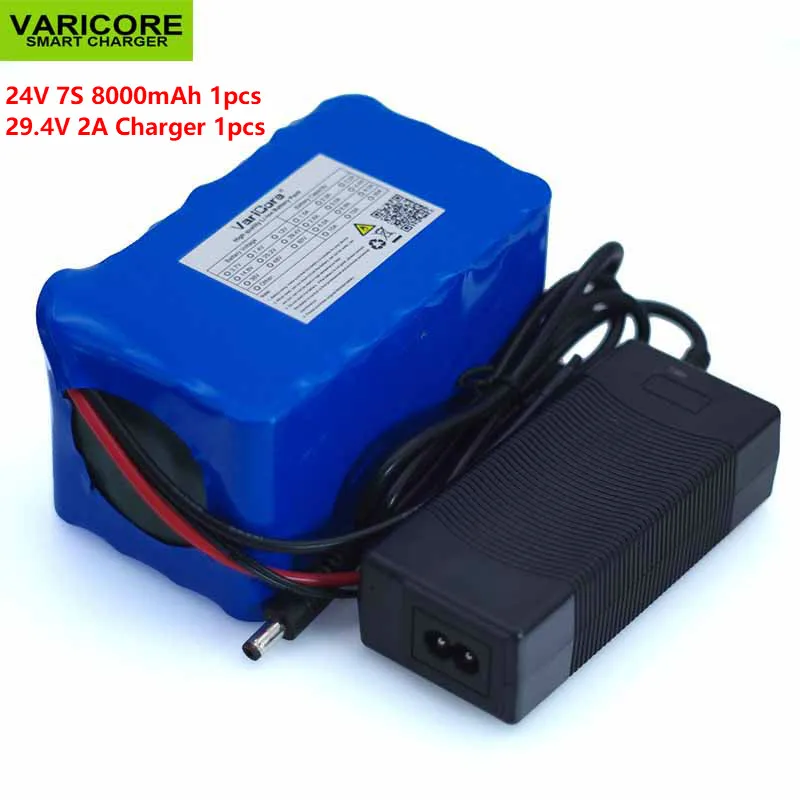 

24V 8 Ah 7S4P 18650 Battery Lithium Battery 29.4 v Electric Bicycle Moped /Electric/Lithium ion Battery Pack with BMS +Charger