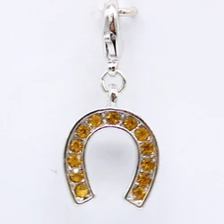 Horseshoe Lobster Clasp Pendant Charm Fashion DIY Accessorie