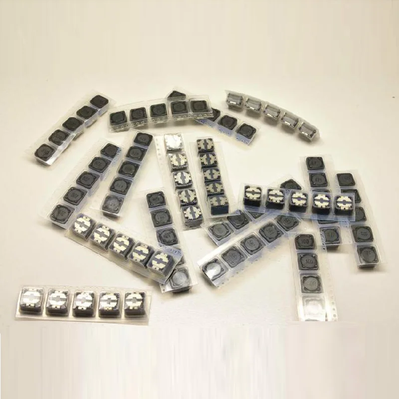 16valuesX5pcs=80pcs 12*12*8 CD127 Power Inductor Pack 1.5UH - 470UH 12x12x8 mm Inductors Kit