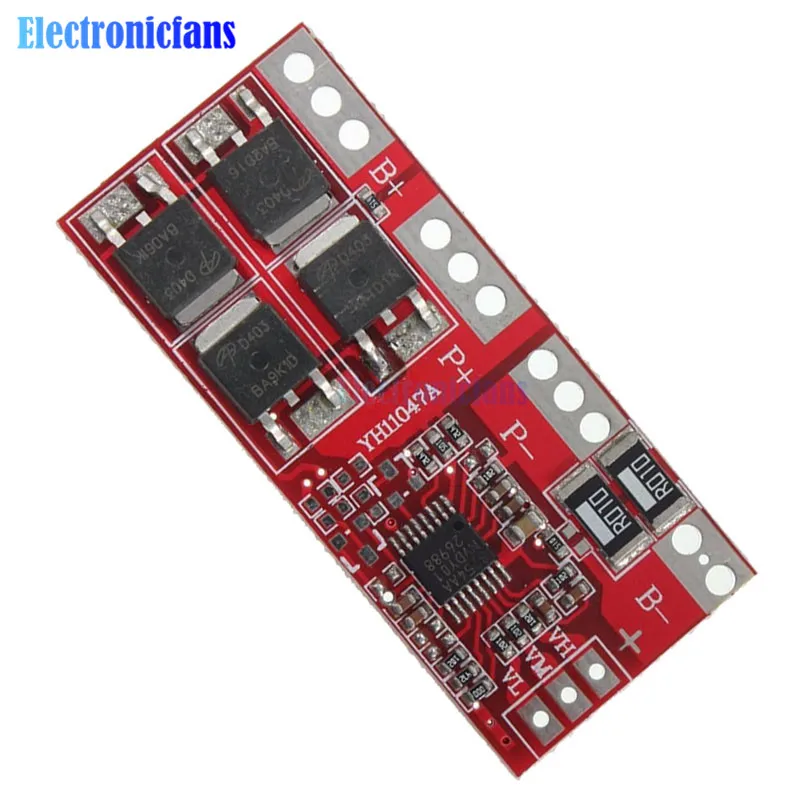 4S 15A Li-ion Lithium Battery Protecting Module 4S BMS 18650 Charger Protection Board 14.4V 14.8V 16.8V 50*22*4mm