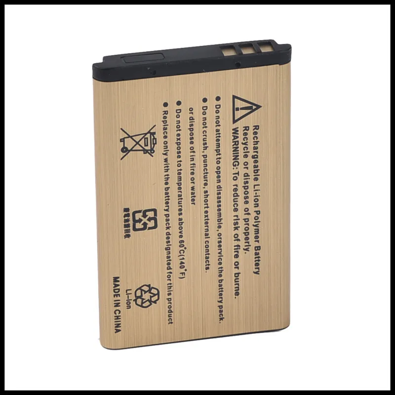 High Capacity Gold BL-5C Battery For Nokia 2610 1100 1110 1112 1116 6230 6630 N70 N71 N72 N91 E60 BATTERY 5C BL5C