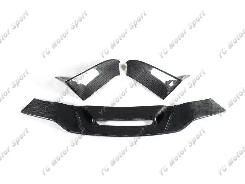 Car Accessories Carbon Fiber RZ GTZ-650 Style Rear Diffuser 5pcs Fit For 2015-2017 MB C190 GT C120 GT S Rear Bumper Diffuser Lip