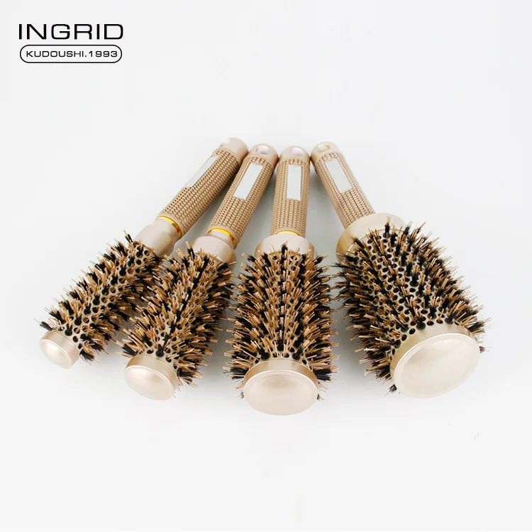 Salon Pro Comb  Hair Care Styling Curls Comb Aluminum Tube Comb Handle Tangle Brush Detangler