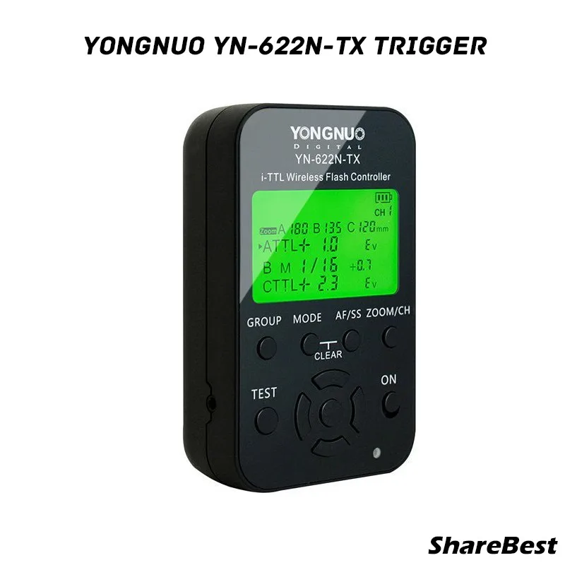 Yongnuo ワイヤレスフラッシュコントローラー YN-622N-TX i-TTL Amazon.com : Yongnuo YN622N-TX YN622N TX i-TTL TTL Wireless Flash