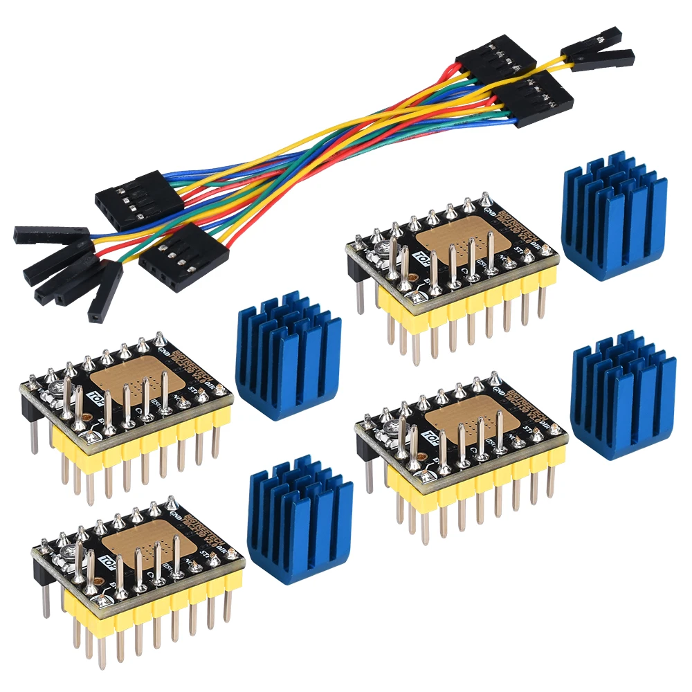 BIGTREETECH TMC2130 V3.0 SPI Stepper Motor Driver Silent 3D Printer Parts vs TMC2209  A4988 BTT SKR 2/3 SKR V1.4 Octopus V1.1