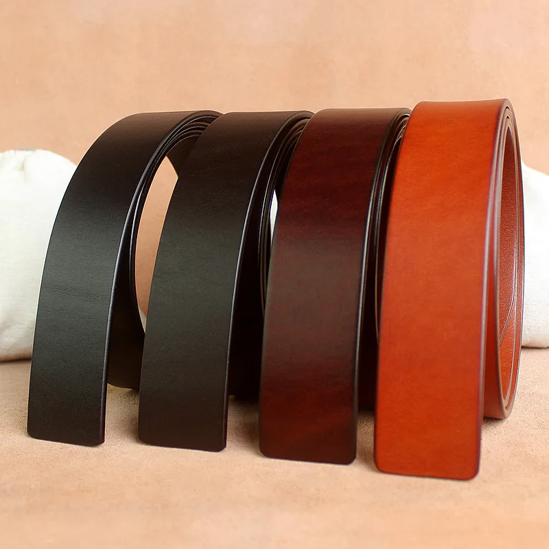 لا مشبك 3.3 سنتيمتر و 3. 8 سنتيمتر أحزمة للرجال جودة عالية دبوس مشبك الذكور حزام جلد طبيعي زنار Ceinture أوم #4