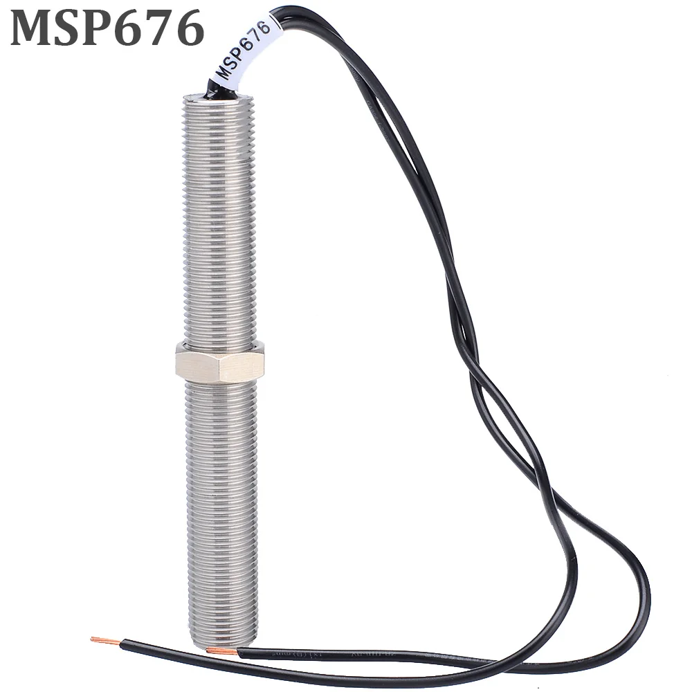 MSP676 Magnetic Pickup MPU Generator Rotational Speed Sensor RPM For 5/8-18 UNF-2A Threaded Generator Parts