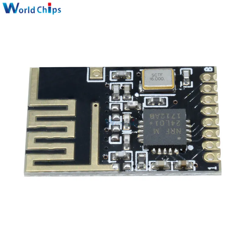 NRF24L01 SMD Wireless Wifi Transceiver Adapter Module With 2.4GHz Antenna NRF24L01 Upgrade Version Socket Adapter Plate Board