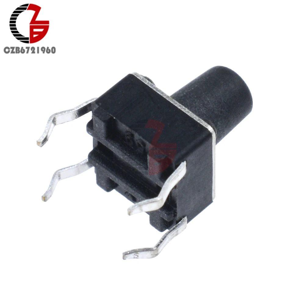 100PCS 6x6 3.1mm-13mm SPST Mini Micro Momentary Tactile Push PCB Button Switch