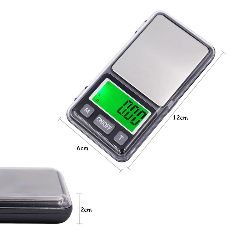 500g 0.01 Digital Scales Electronic Gram Scale Precision Pocket Lab Jewelry Weight Balance Large Screen with Backlight 10% Off