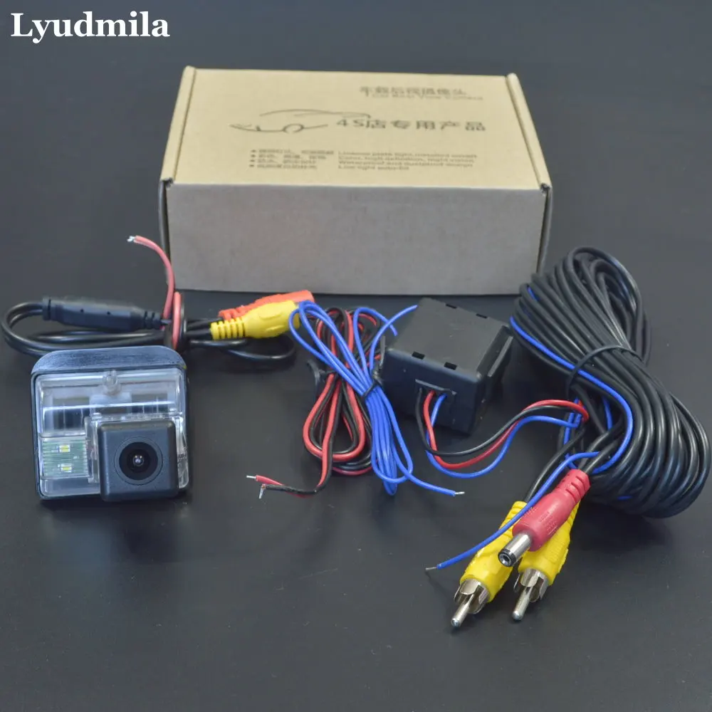 

LYUDMILA Power Relay Filter Back up Reverse Camera For Mazda 2 Mazda2 Demio DY 2003~2007 Rear View Camera HD CCD Night Vision