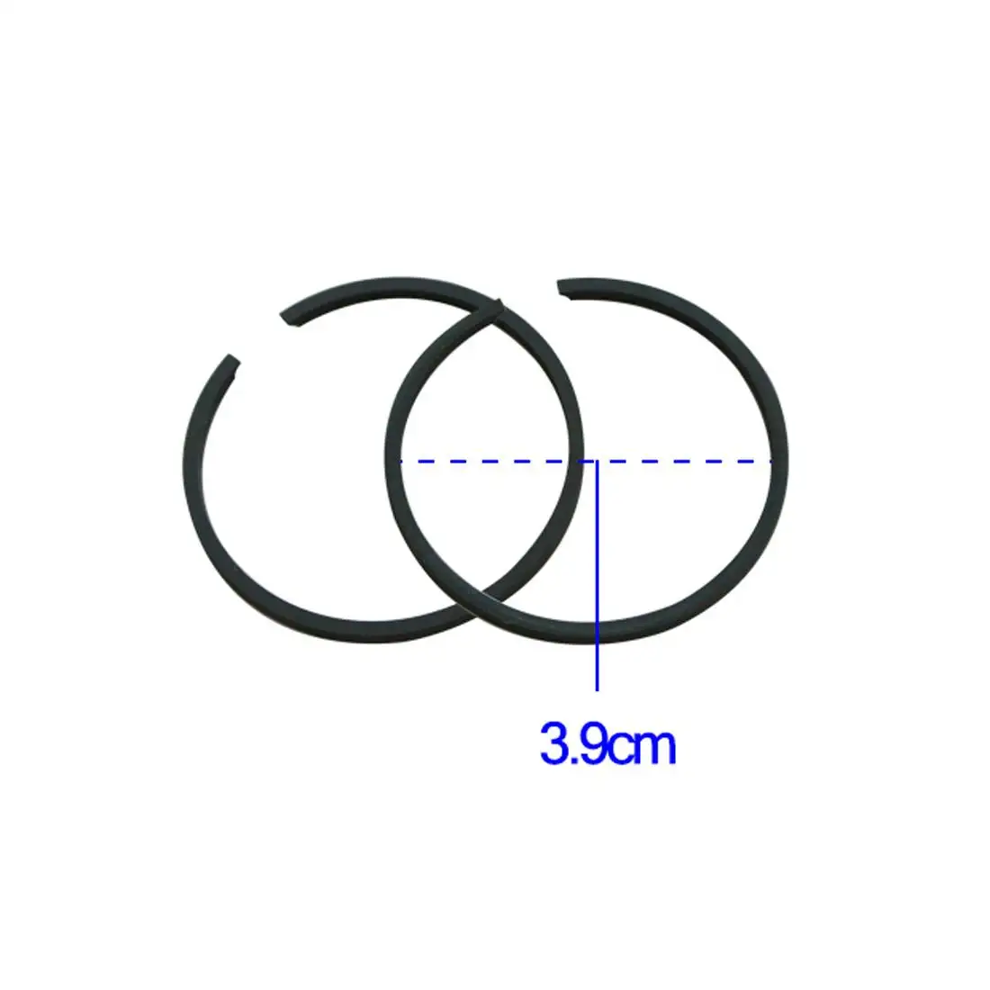 39mm Piston Rings For 49cc 50cc 66cc 80cc Motorized Bicycle Motorised Bike 1 Pair Piston Rings