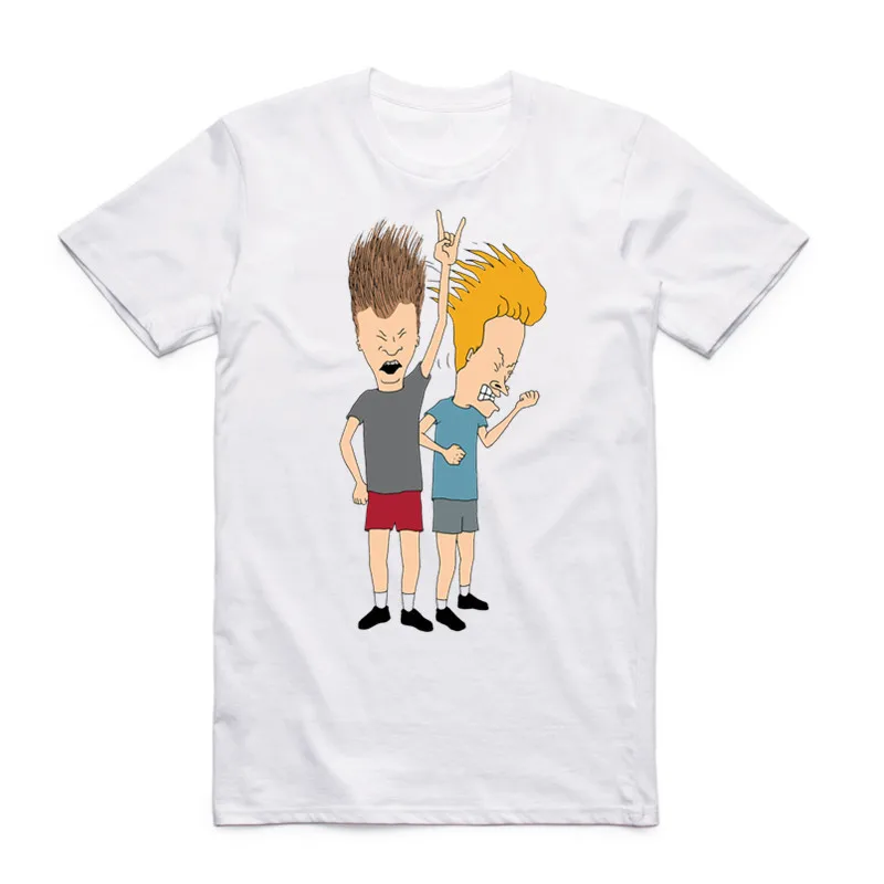 Men Women Print Fashion Beavis And Butthead T Shirt Short sleeve O-Neck Summer Beavis & Butthead T-shirt Funny Cool Clothing