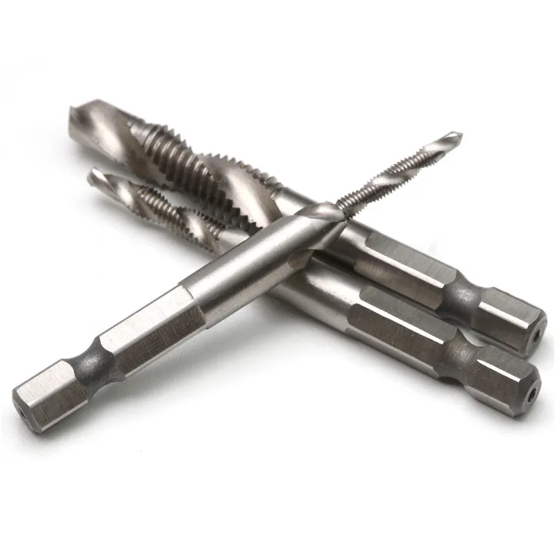 ZENHOSIT 6PCS/Set HSS High Speed Steel Drill Bits Tools Hole Cutter for Woodworking/Metal Drilling Bit Power M3/4/5/8/6/10 Kit