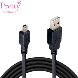 Mini USB Cable Mini USB to USB Fast Data Charger Cable Male to Male For Cellular Phone Digital Camera HDD MP3 MP4 Player Tablets