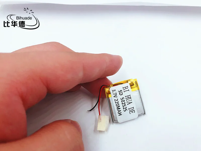 لى بو 3.7 V 220 mAh [502525] بوليمر ليثيوم أيون/بطارية ليثيوم أيون ل mp3. mp4. smart watch; المتكلم؛ قوة البنك.