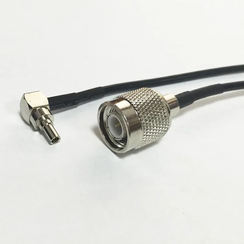 Nuevo Cable de módem inalámbrico TNC macho interruptor de enchufe CRC9 conector de ángulo recto RG174 Cable 20 CM 8 "Venta al por mayor rápido nave