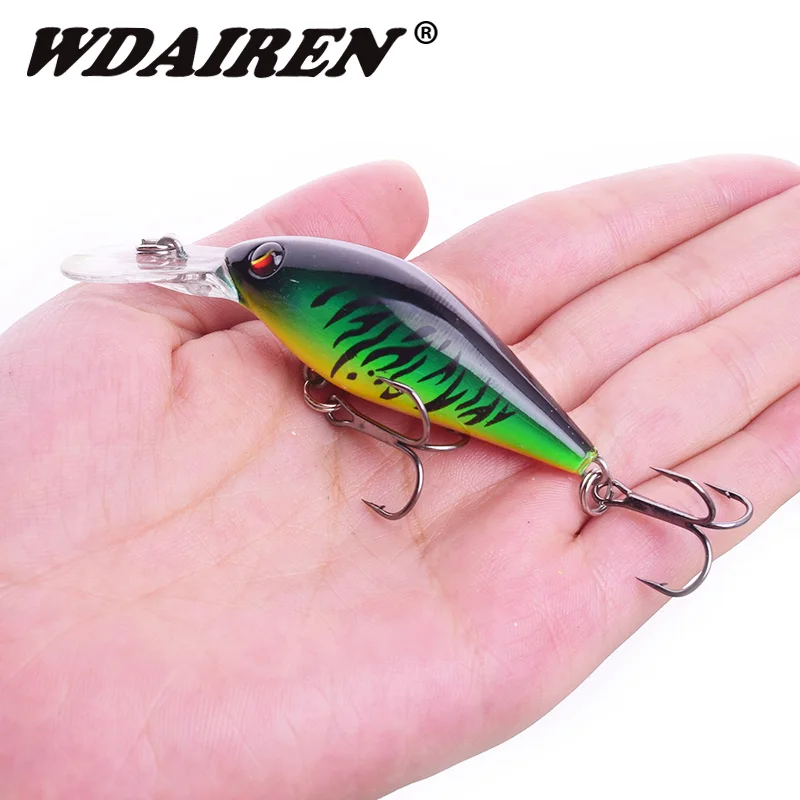 1Pcs Crankbait Wobblers Lure 85mm 8.5g Artificial Hard Bait 6 Different Colors Fishing Minnow Lures Bass Pesca Fishing Cranks