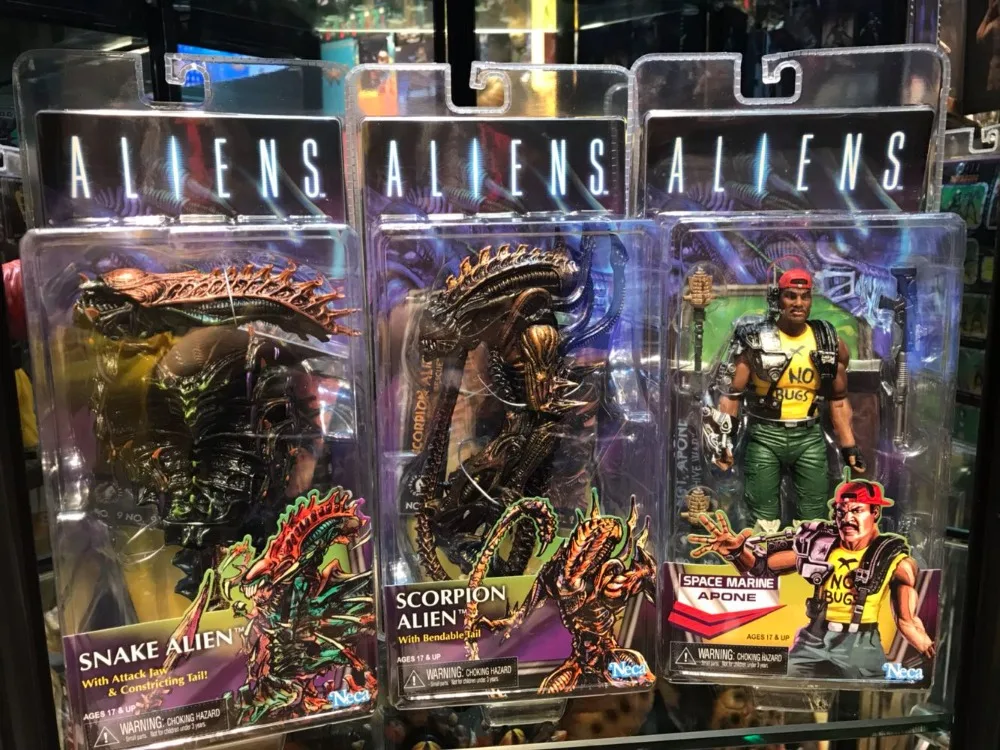 

Model toys NECA 13th Lineup Alien Kenner predator VS alien Snake Alien Scorpion H Action Figure model