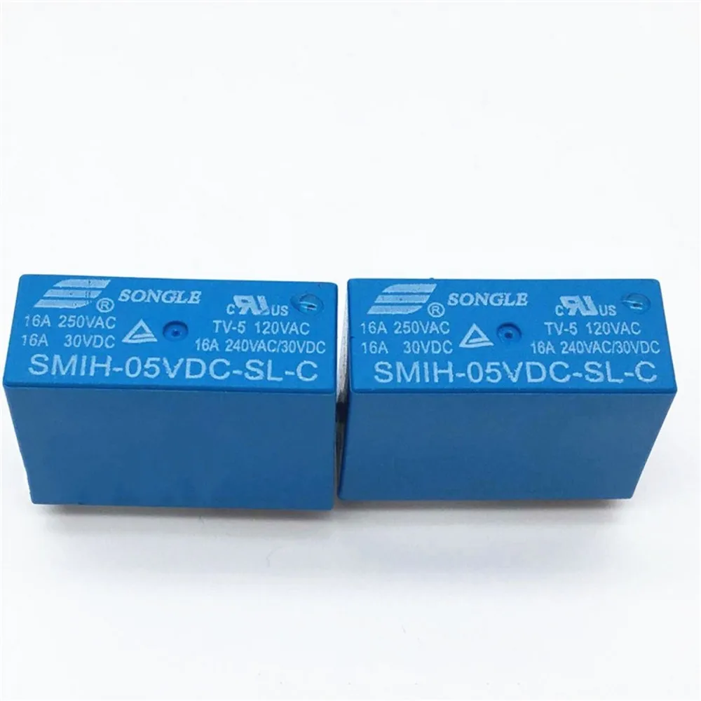 SMIH-05VDC-SL-C SMIH-12VDC-SL-C SMIH-24VDC-SL-C 05 12 24 V Relays 16A 250V 8pin A Set Of Conversion New Original 10pcs/lot