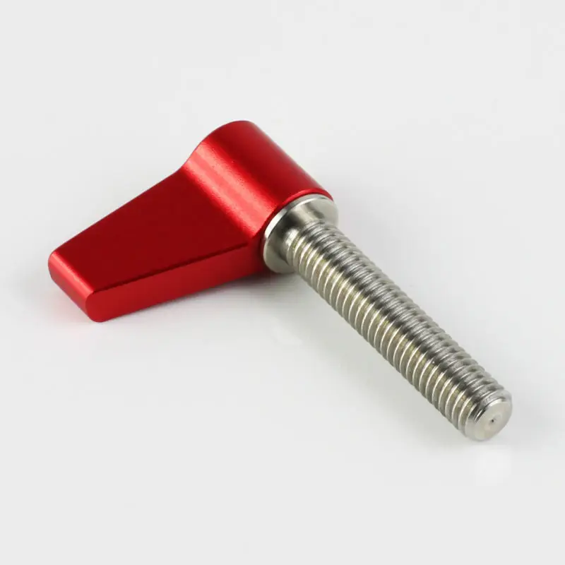 30mm de comprimento m6 polegar rathet wingnut parafuso fr dslr câmera rig 15mm haste sistema tripé acessórios 3-axis cardan estabilizador de mão