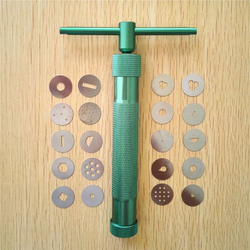 Sculpture Machine Gun Polymer Clay Extruder Multifunctional DIY Supply Clay Sculpture Tool Metal Durable Held Polymer Clay Tool