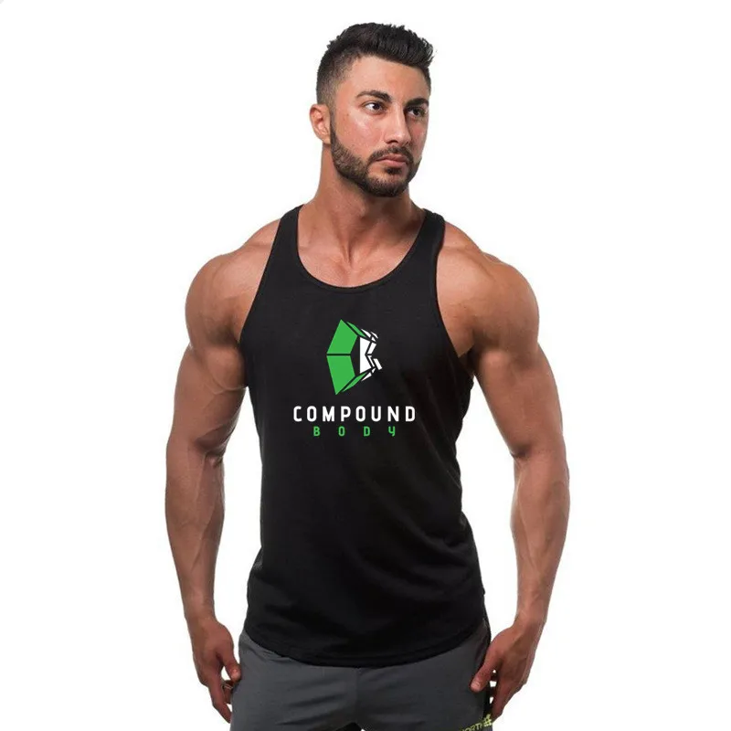 Brand New Men Tank Tops Shirt Bodybuilding Fitness Singlet Workout Tank Top Cotton Sleeveless Muscle Vest for Men Sportswear