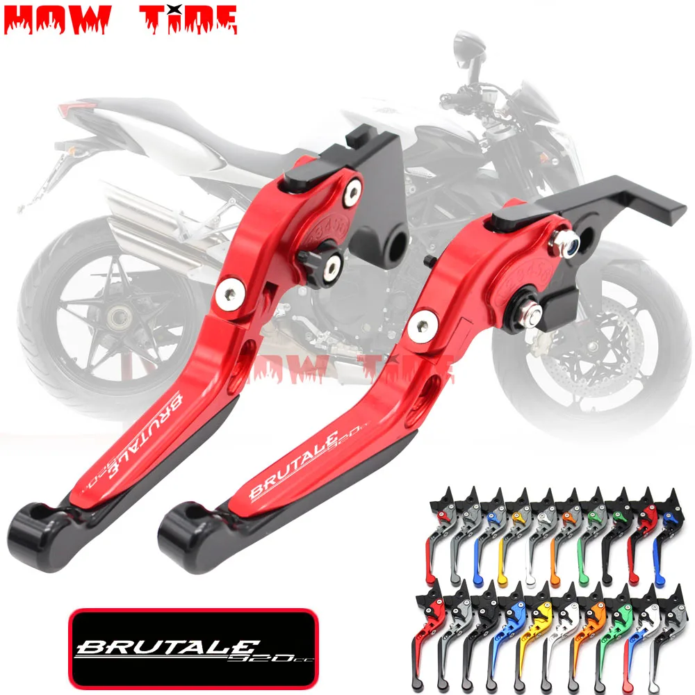 

Motorcycle Folding Extendable CNC Moto Adjustable Clutch Brake Levers For MV Agusta BRUTALE 920 BRUTALE920 2013-2016