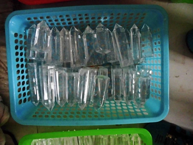

1000g Large Clear Lemurian Seed Quartz Natural Point Crystal Rough Healing