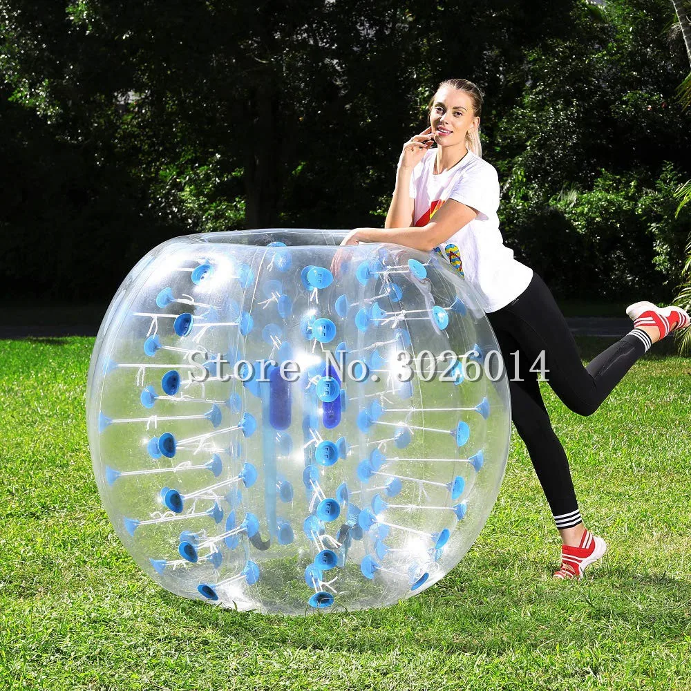 Envío Gratis, pelotas de parachoques inflables, 1,5 M, 5 pies de diámetro, aldaba corporal, pelota de hámster humano, balón de fútbol de burbujas de sumo para adultos