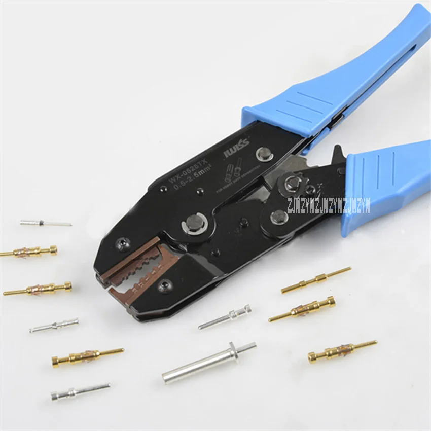 New Arrival Aviation Terminal Crimping Pliers WX-0525TX Heavy Duty Connector Crimping Pliers 0.5/0.75/1/1.5/2/2.5mm2 (22-14AWG)