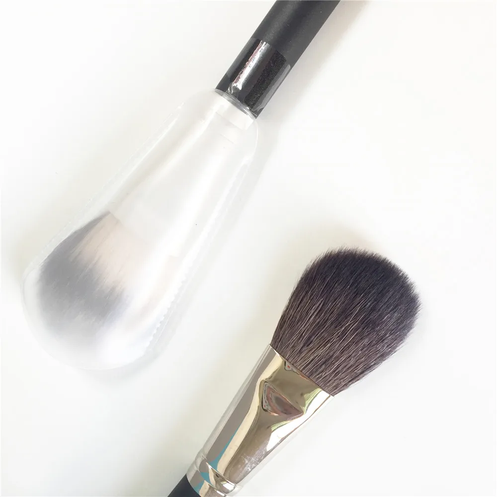 bdbeauty 127/127S Split Fibre Face Brush - Soft Dual-Bristle Powder Blush Complexion Scuplt Brush - Beauty Makeup Brush