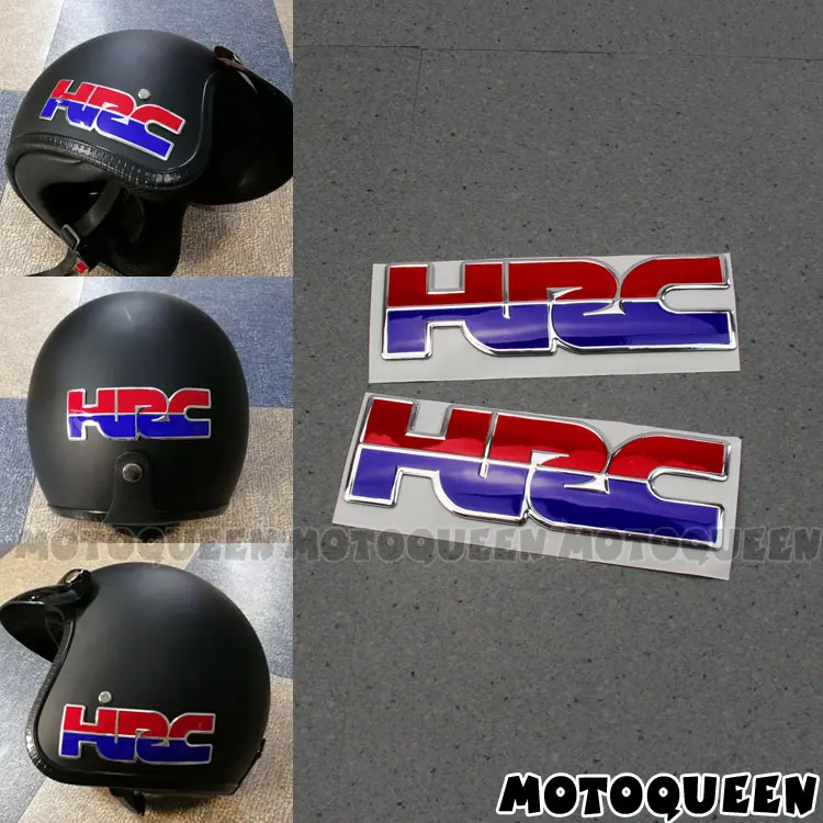 Motorcycle 3D Chrome CBR HRC LOGO Decals Fairing Label Stickers  For HRC CBR CBR1000RR CBR650F CBR600RR CBR500R CBR300R CBR250R