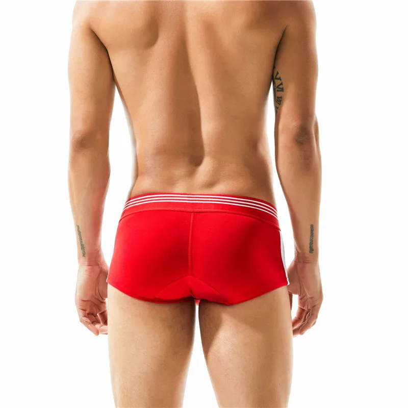 SEOBEAN Herren-Boxershorts aus atmungsaktiver Baumwolle, U-konvexer Beutel, niedrige Taille, bequeme Stretch-weiche Unterwäsche für den Alltag, lässig – Detail 17