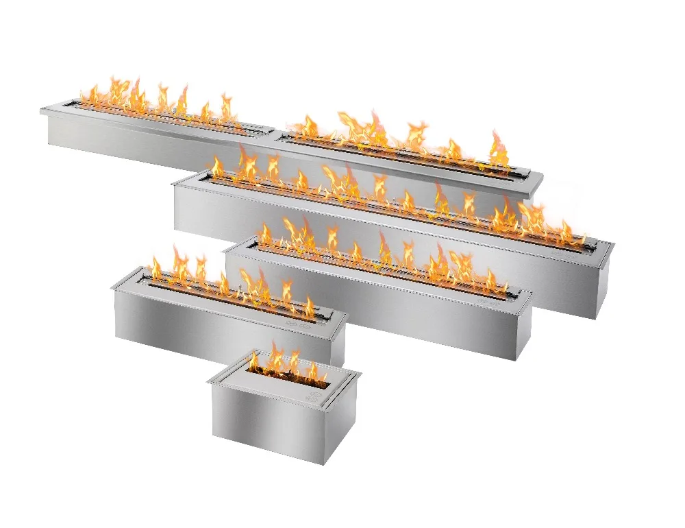 on sale 46 inch brushed stainless steel  bio fireplace ethanol burner