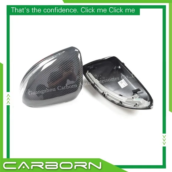 For Mercedes Benz W205 W222 W213 W238 X205 15-22 LHD Sticky Type/Replacement OEM/OX Horn Look Real Carbon Fiber Mirror Cover