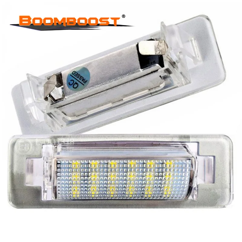 For Mercedes Benz W210 4D Sedan W202 4D Sedan Facelif License Plate Light Lamp 18 SMD 3528 SMD LED  High Power Error Free 2 pcs