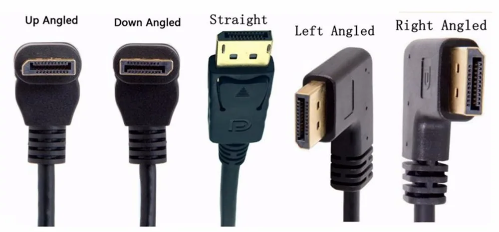 4K 60Hz Thunderbolt Mini DisplayPort to DisplayPort  Mini DP to DP Display Port  for Laptops Projectors Macbook