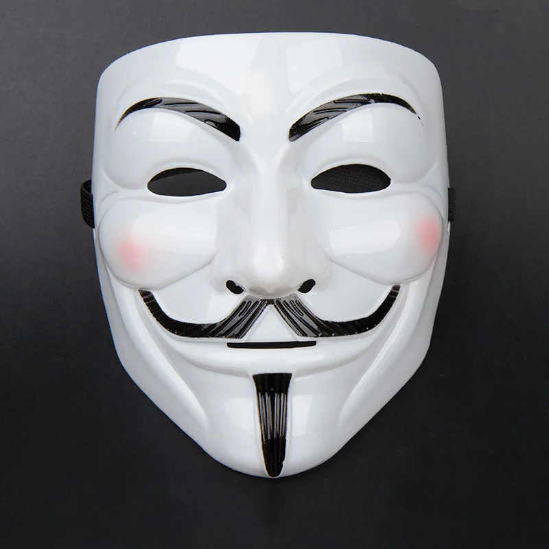 Party Masks V for Vendetta Mask Anonymous Guy Fawkes Fancy Dress Adult Costume Accessory Party Cosplay Masks