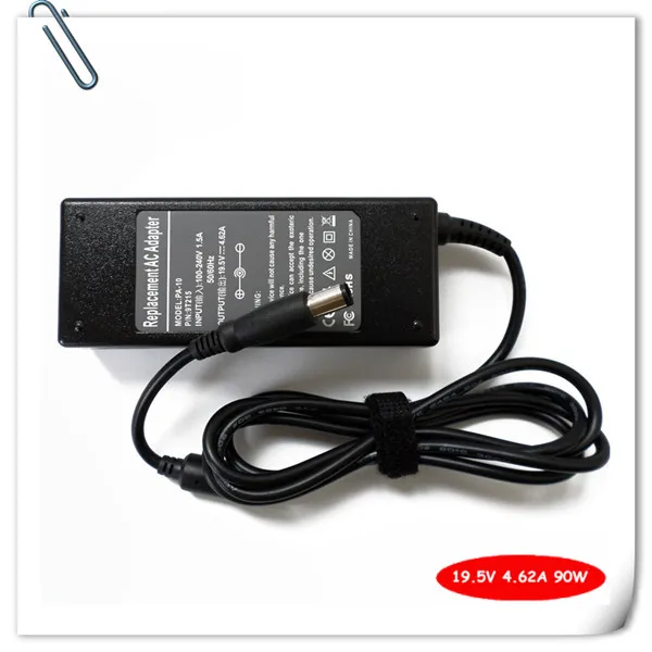 Netbook AC Adapter Fits for Dell Inspiron N5010 N3010 N4010 N7010 Laptop Battery Charger Power Supply Cord 19.5V 4.62A