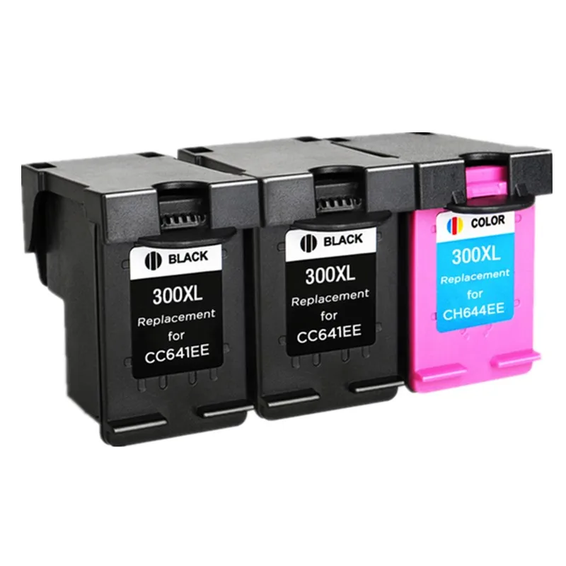 Ink Cartridge Remanufactured for HP 300XL 300 Inkjet D1660 D2560 D2660 D5560 F2420 F2480 F2492 F4210 CC641EE CC644EE